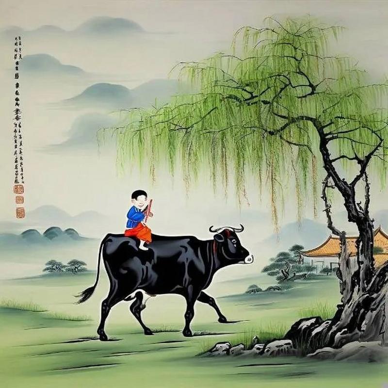 “木能生火可发财，牧童放羊青草地”打一个生肖动物